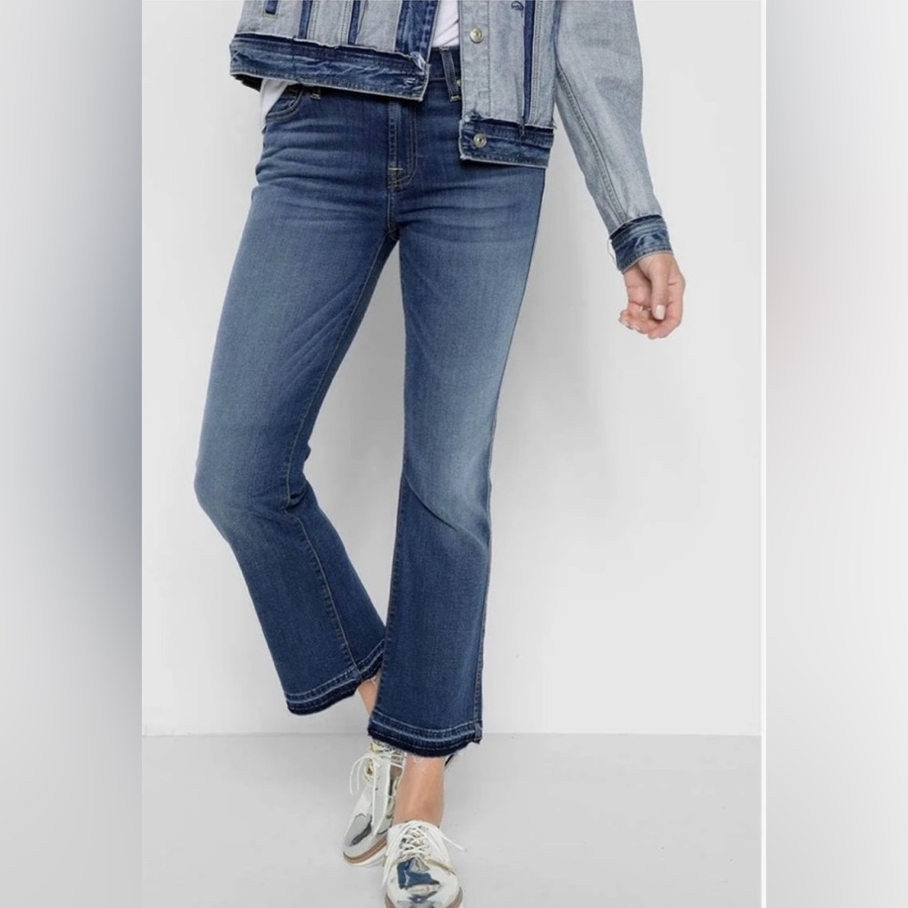 7 For All‎ Mankind Cropped Boot Cut